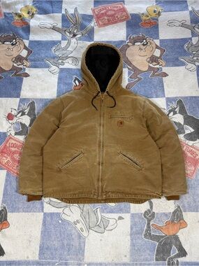 Carhartt Sherpa lined work jacket